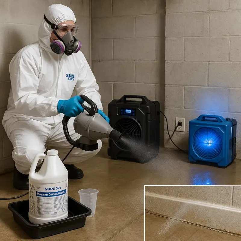 Sanitization and Odor Removal process in Stowe, PA
